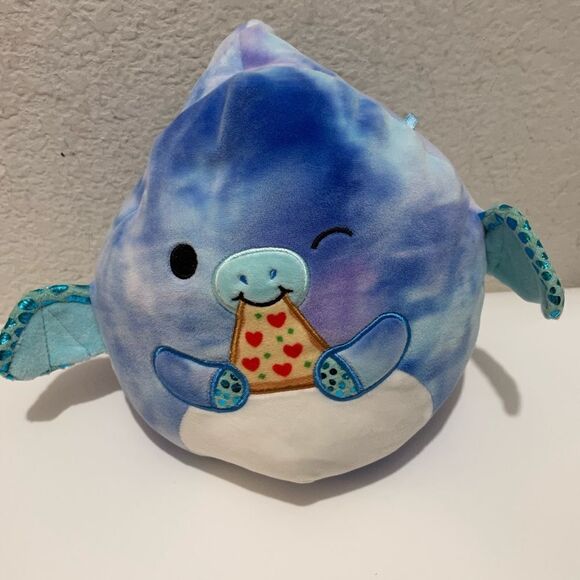Squishmallow 8" Talib Pterodactyl w/ Pizza Valentines Soft Toy Plush Squish. - Picture 3 of 7